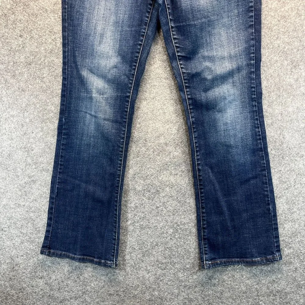 Levis Jeans‎ Women's 10 M 529 Curvy Bootcut Dark Blue Denim Pants Mid Rise